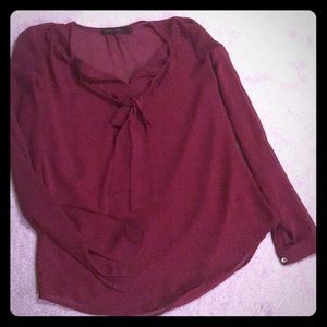 The Limited chiffon blouse in see through fabric